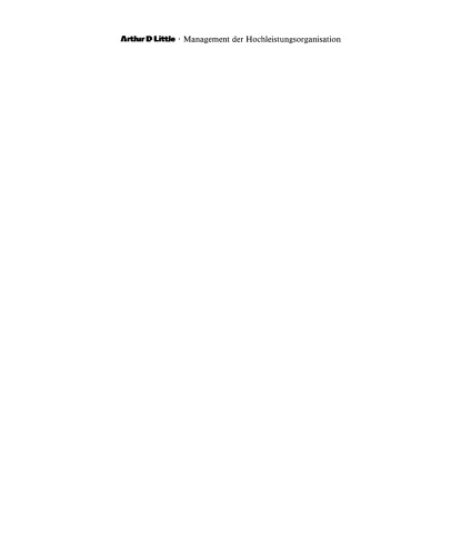 Management der Hochleistungsorganisation