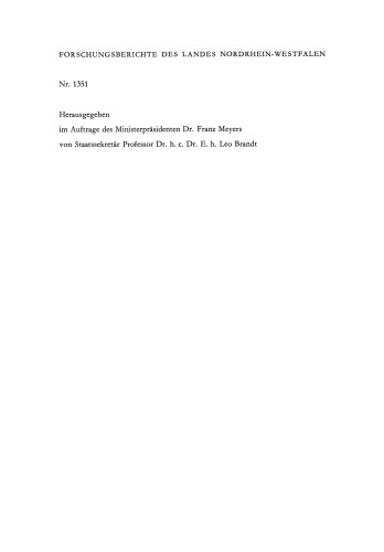 Vergleich in der Grobkeramik angewandter Untersuchungsmethoden in bezug auf ihre Aussage über technologisches Verhalten der Rohstoffe und die Eigenschaften der daraus gefertigten Erzeugnisse