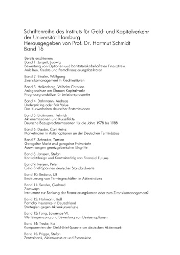 Anlegerorientierte Handelsverfahren für den deutschen Aktienmarkt