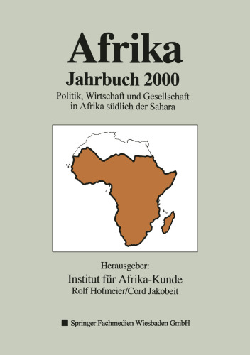 Afrika Jahrbuch 2000: Politik, Wirtschaft und Gesellschaft in Afrika südlich der Sahara