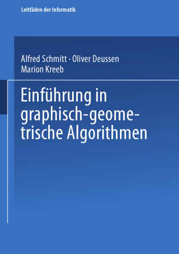 Einführung in graphisch-geometrische Algorithmen