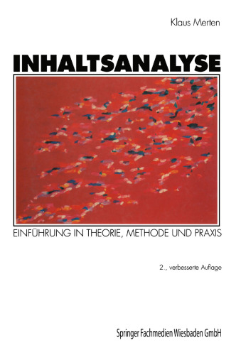 Inhaltsanalyse: Einführung in Theorie, Methode und Praxis