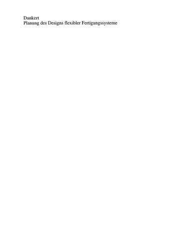 Planung des Designs flexibler Fertigungssysteme