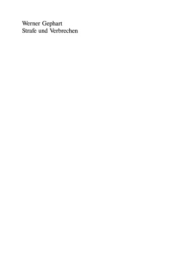 Strafe und Verbrechen: Die Theorie Emile Durkheims