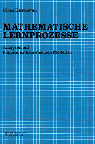 Mathematische Lernprozesse: Analysen mit kognitionstheoretischen Modellen