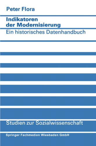 Indikatoren der Modernisierung: Ein historisches Datenhandbuch