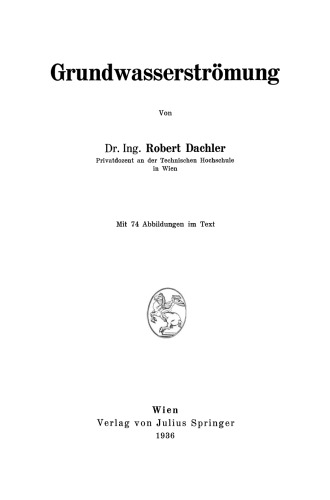 Grundwasserströmung