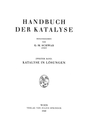 Katalyse in Lösungen