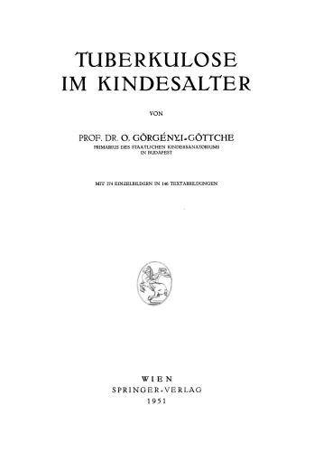 Tuberkulose im Kindesalter