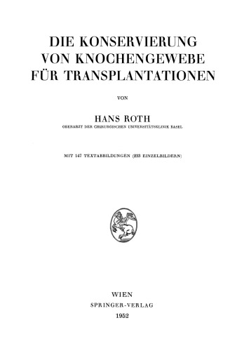 Die Konservierung von Knochengewebe für Transplantationen
