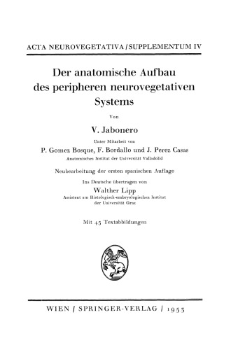 Der anatomische Aufbau des peripheren neurovegetativen Systems
