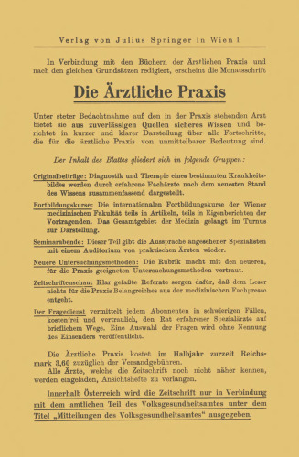 Hydrotherapie im Hause des Kranken