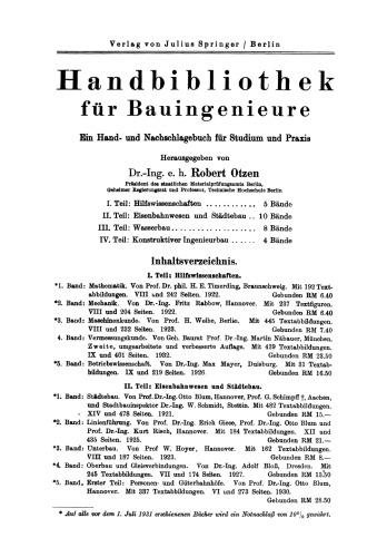 Kanalisation und Abwasserreinigung