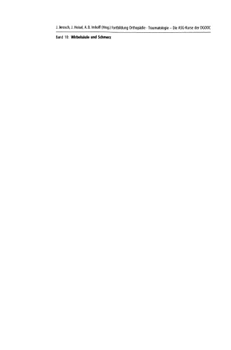 Wirbelsäule und Schmerz