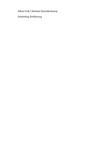 Marketing-Einführung: Grundlagen – Überblick – Beispiele