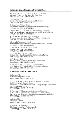 Infection in the Critically Ill: an Ongoing Challenge