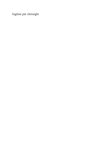 Inglese per chirurghi