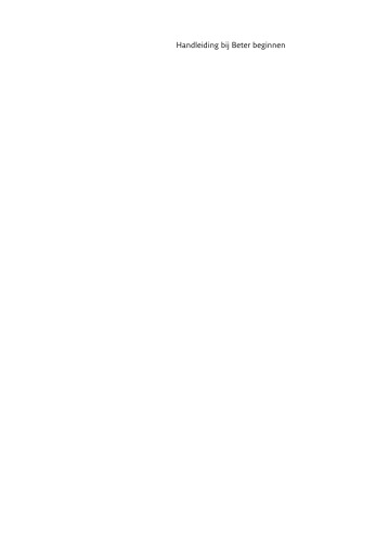 Beter beginnen: Een psycho-educatief programma voor vluchtelingen en asielzoekers