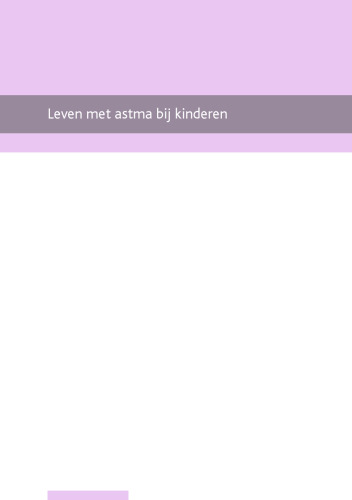 Leven met astma bij kinderen