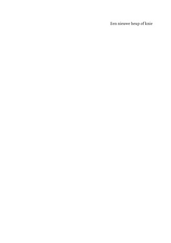 Een nieuwe heup of knie: Hoe wordt u weer lichamelijk en sportief actief?