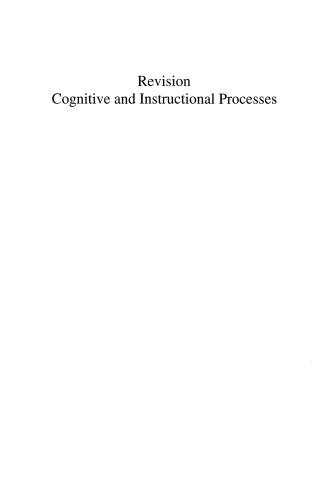 Revision Cognitive and Instructional Processes