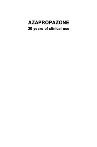Azapropazone: 20 years of clinical use