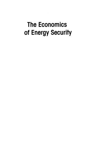 The Economics of Energy Security