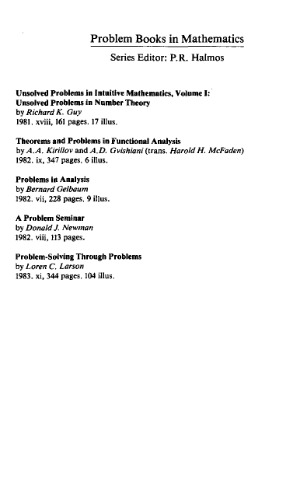 Problem-solving through problems