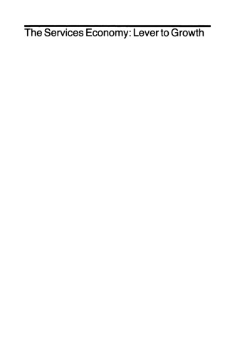 The Services Economy: Lever to Growth