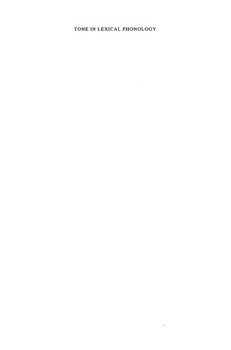 Tone in Lexical Phonology