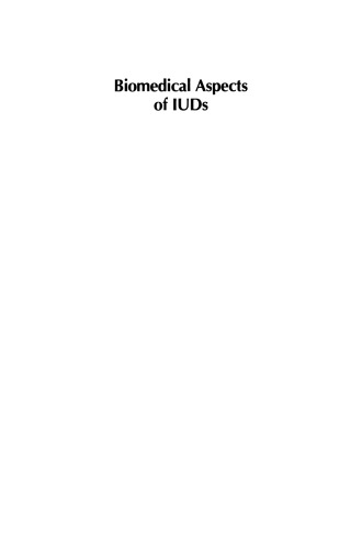 Biomedical Aspects of IUDs