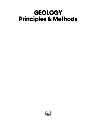 Geology Principles & Methods