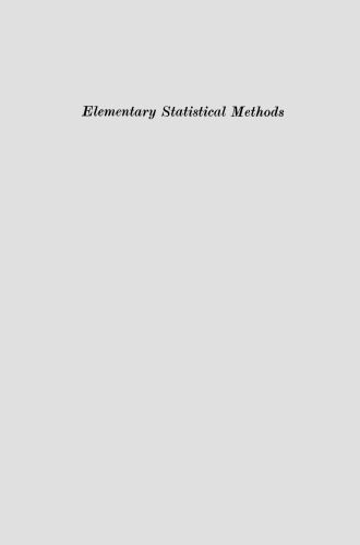 Elementary Statistical Methods