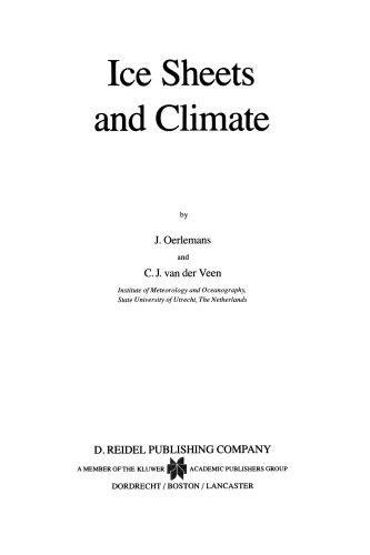 Ice Sheets and Climate