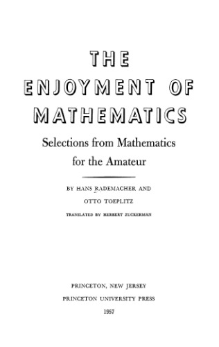 The enjoyment of mathematics