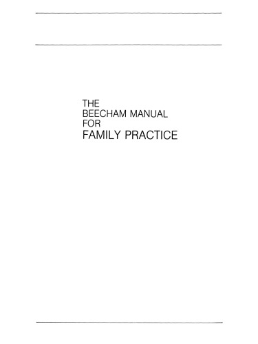 The Beecham Manual for Family Practice