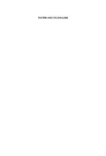 Racism and Colonialism