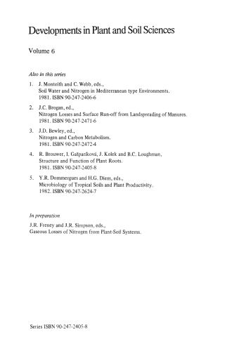 Nitrogen Cycling in Ecosystems of Latin America and the Caribbean
