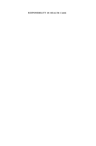 Responsibility in Health Care