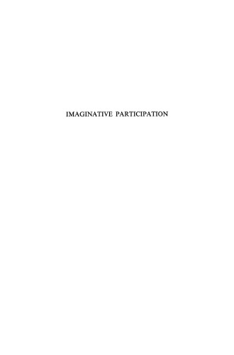 Imaginative Participation: The Career of an Organizing Concept in a Multidisciplinary Context