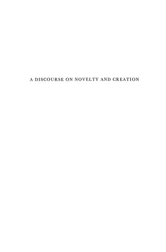 A Discourse on Novelty and Creation
