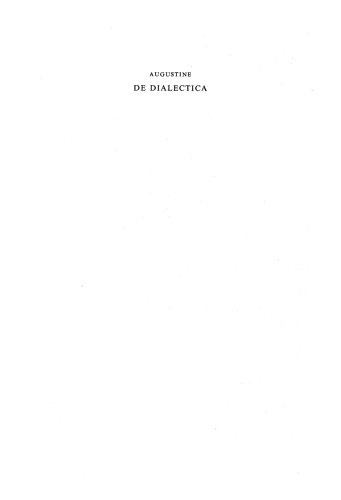 De Dialectica