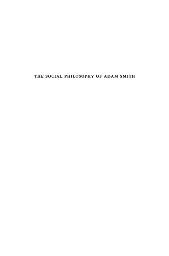 The Social Philosophy of Adam Smith