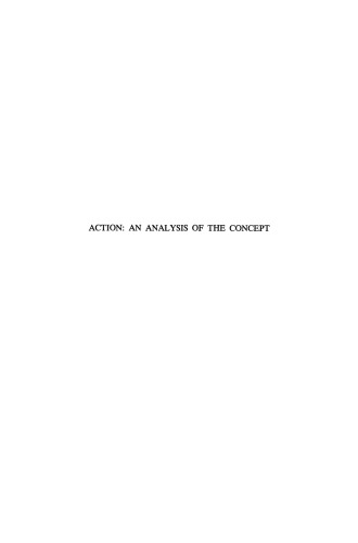 Action: An Analysis of the Concept