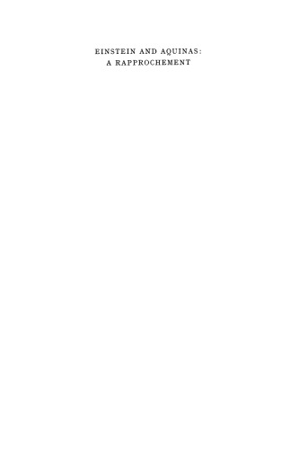 Einstein and Aquinas: A Rapprochement