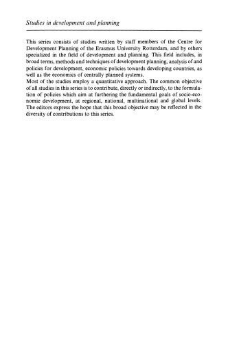 Project planning and income distribution