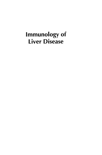 Immunology of Liver Disease