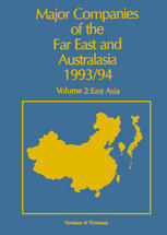 Major Companies of The Far East and Australasia 1993/94: Volume 2: East Asia