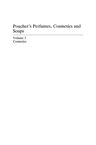 Poucher’s Perfumes, Cosmetics and Soaps: Volume 3 Cosmetics