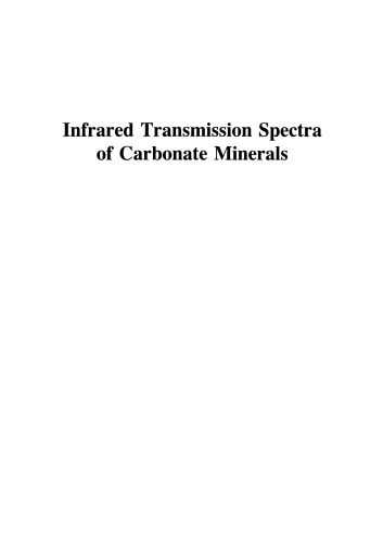 Infrared Transmission Spectra of Carbonate Minerals